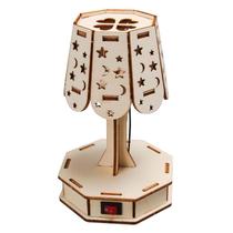 Kit de experimentos científicos STEM: candeeiro de mesa de madeira DIY para crianças Kit de experimentos científicos STEM: candeeiro de mesa de madeira DIY para crianças