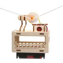 Kit de experimentos científicos STEM DIY para teleférico de madeira para crianças maiores de 8 anos Kit de experimentos científicos STEM DIY para teleférico de madeira para crianças maiores de 8 anos