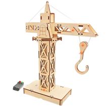 Kit de experimentos científicos Tower Crane DIY Wooden Kids 8-14y Kit de experimentos científicos Tower Crane DIY Wooden Kids 8-14y