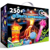 Kit de experimentos científicos UNGLINGA 250+ para crianças com manual