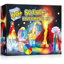 Kit de experimentos científicos UNGLINGA 65 para crianças de 4 a 12 anos com química
