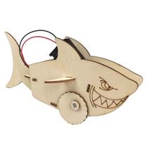 Kit de experimentos científicos Wooden Mechanical Shark Car Kids Kit de experimentos científicos Wooden Mechanical Shark Car Kids