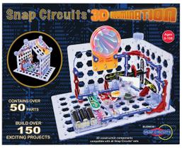 Kit de exploração eletrônica Snap Circuits 3D Illumination