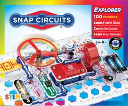 Kit de exploração eletrônica Snap Circuits Jr. SC-100 Kit de exploração eletrônica Snap Circuits Jr. SC-100