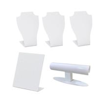Kit de expositores Bracelete 72 furos Colar Brinco - branco Kit de expositores Bracelete 72 furos Colar Brinco - branco