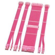 Kit de extensão de cabo de alimentação Sirlyr PSU Cables Pink