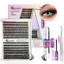 Kit de extensão de cílios AILAISHI Lash Clusters 9-16 mm 280 unidades Kit de extensão de cílios AILAISHI Lash Clusters 9-16 mm 280 unidades