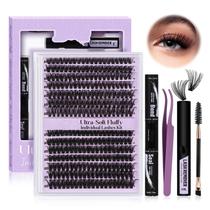 Kit de Extensão de Cílios B&Qaugen Lash Clusters com Pinça 280 Unid de Cílios Kit de Extensão de Cílios B&Qaugen Lash Clusters com Pinça 280 Unid de Cílios