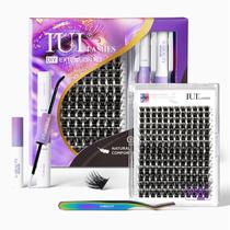 Kit de extensão de cílios DIY IUI Lashes Natural Comfort 1000 unidades