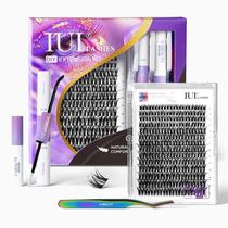 Kit de extensão de cílios DIY IUI Lashes Natural Comfort 1000 unidades