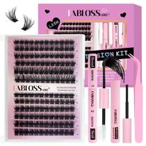 Kit de extensão de cílios Fablosslashes Lash Clusters 144 unidades