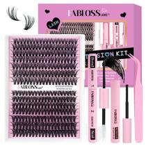 Kit de extensão de cílios Fablosslashes Lash Clusters 280 unidades
