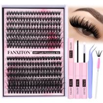 Kit de extensão de cílios FANXITON DIY Volume Lash Clusters 40D+50D