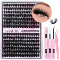 Kit de extensão de cílios FANXITON Fluffy Lash Clusters 280 unidades