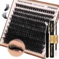 Kit de extensão de cílios Focipeysa Fluffy Volume Lash Clusters