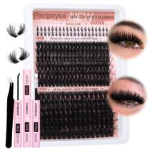 Kit de extensão de cílios Focipeysa Full Volume com Lash Bond