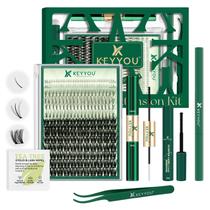 Kit de extensão de cílios KEYYOU Mixed 5-16 mm com cílios inferiores Kit de extensão de cílios KEYYOU Mixed 5-16 mm com cílios inferiores