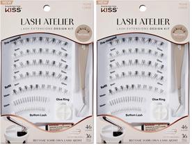 Kit de extensão de cílios KISS Lash Atelier Professional Natural Kit de extensão de cílios KISS Lash Atelier Professional Natural