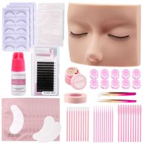 Kit de extensão de cílios Kit de cílios Vznffur para iniciantes