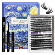 Kit de extensão de cílios LEESKELASH DIY Eyelash 280 unidades individuais