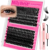 Kit de Extensão de Cílios MilyBest 1018 mm D Curl à Prova dÁgua Kit de Extensão de Cílios MilyBest 1018 mm D Curl à Prova dÁgua