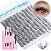 Kit de extensão de cílios Newcally Natural Lash Cluster 220 unidades