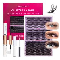 Kit de Extensão de Cílios Ocean Pearl Lash Clusters - 320 Unidades