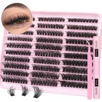 Kit de extensão de cílios TNFVLONEINS Fluffy Lash 60D+80D+100D Kit de extensão de cílios TNFVLONEINS Fluffy Lash 60D+80D+100D