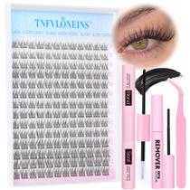 Kit de extensão de cílios TNFVLONEINS Natural Lash 168 unidades 9-12 mm