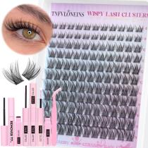 Kit de extensão de cílios TNFVLONEINS Natural Lash Clusters C Curl Kit de extensão de cílios TNFVLONEINS Natural Lash Clusters C Curl