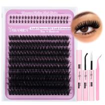 Kit de extensão de cílios Yawamica Wispy Lash Clusters 12-20mm Kit de extensão de cílios Yawamica Wispy Lash Clusters 12-20mm