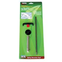 Kit de extensão de haste para válvula de descarte Valterra T1046-10VP, prata Kit de extensão de haste para válvula de descarte Valterra T1046-10VP, prata