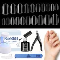 Kit de extensão de unhas Beetles Gel Nail Easy com pontas de 240 unidades