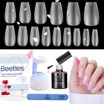 Kit de extensão de unhas Beetles Gel Polish com 240 pontas de caixão