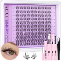 Kit de extensões de cílios ALICE Clear Band Natural Wispy 10-14mm Kit de extensões de cílios ALICE Clear Band Natural Wispy 10-14mm