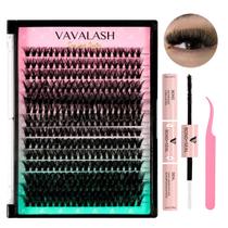 Kit de extensões de cílios VAVALASH DIY Individual Cluster 280 Lashes