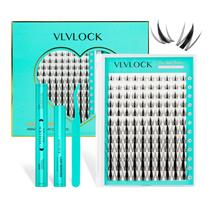 Kit de extensões de cílios VLVLOCK Fairy Lash Clusters Natural Look Kit de extensões de cílios VLVLOCK Fairy Lash Clusters Natural Look