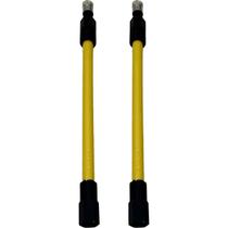 Kit de Extensores de Válvula com 2 unidades, 19 cm, flexíveis e duráveis Kit de Extensores de Válvula com 2 unidades, 19 cm, flexíveis e duráveis