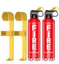 Kit de extintor de incêndio AmzBoom, pacote com 2 unidades, 450 ml ABCK Spray