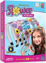 Kit de fabricação de bandanas PURPLE LADYBUG DIY para meninas de 5 a 7 anos