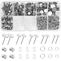 Kit de fabricação de brincos Shynek 1650 unidades de aço inoxidável Kit de fabricação de brincos Shynek 1650 unidades de aço inoxidável