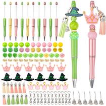 Kit de fabricação de canetas ABONDEVER Halloween com miçangas e acessórios Kit de fabricação de canetas ABONDEVER Halloween com miçangas e acessórios