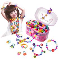 Kit de fabricação de joias BIRANCO. Pop Beads para meninas de 3 a 7 anos