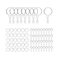 Kit De Fabricação De Joias Em Resina Epóxi DIY 110 Peças Acessórios Para Chaveiro Anéis Abertos