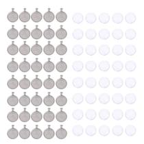 Kit de Fabricação de Joias OBSEDE 80 peças Bandejas para Pingentes de 25mm