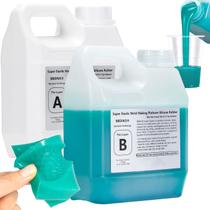 Kit de fabricação de moldes de silicone BBDINO Super Elastic 2.1L Jade Green Kit de fabricação de moldes de silicone BBDINO Super Elastic 2.1L Jade Green