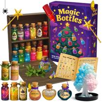 Kit de fabricação de poções mágicas AMIZEY com 20 frascos para meninas de 6 a 12 anos Kit de fabricação de poções mágicas AMIZEY com 20 frascos para meninas de 6 a 12 anos