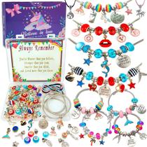 Kit de fabricação de pulseiras Charm klmars para meninas de 5 a 12 anos Kit de fabricação de pulseiras Charm klmars para meninas de 5 a 12 anos