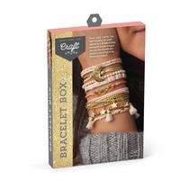 Kit de fabricação de pulseiras Craft Crush Friendship Gold 8 pulseiras Kit de fabricação de pulseiras Craft Crush Friendship Gold 8 pulseiras