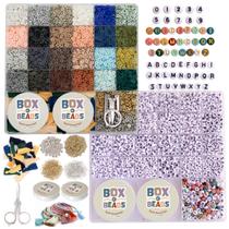 Kit de fabricação de pulseiras Felix LeChef Friendship com 7000 contas de argila Kit de fabricação de pulseiras Felix LeChef Friendship com 7000 contas de argila